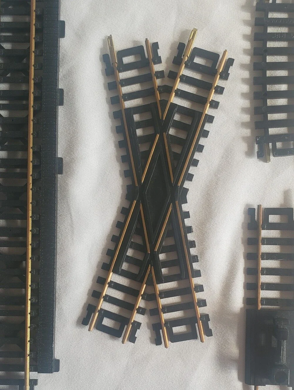 Atlas & Garnet Vtg Model HO Train Track Sections 30Deg Crossing Straight Curved